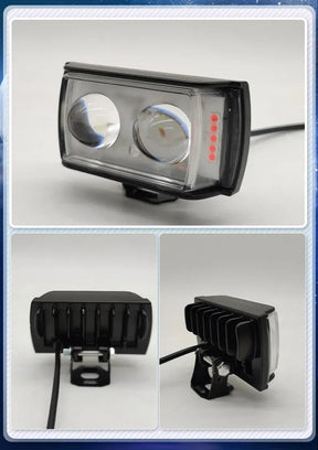 Bike Light Dual Lens Projector