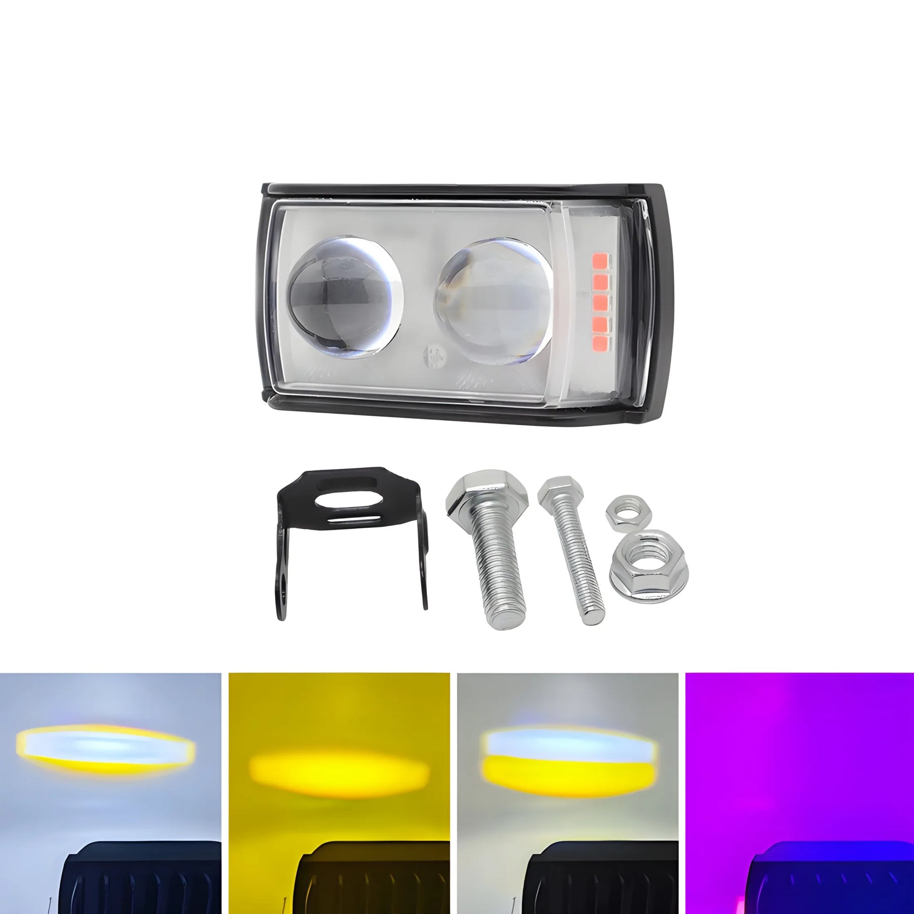 Bike Light Dual Lens Projector